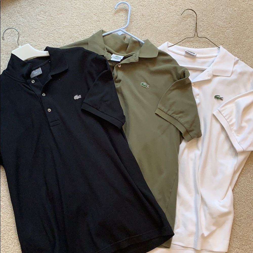 Set of 3 Lacoste Polo’s - Size 5&6